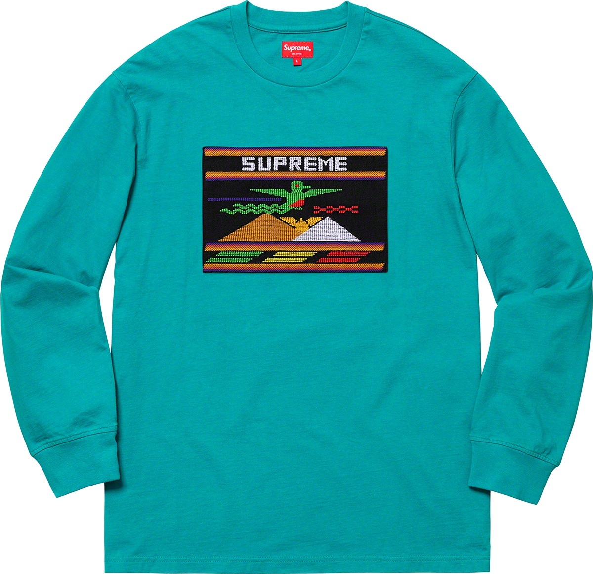 Needlepoint Patch L/S Top view 2